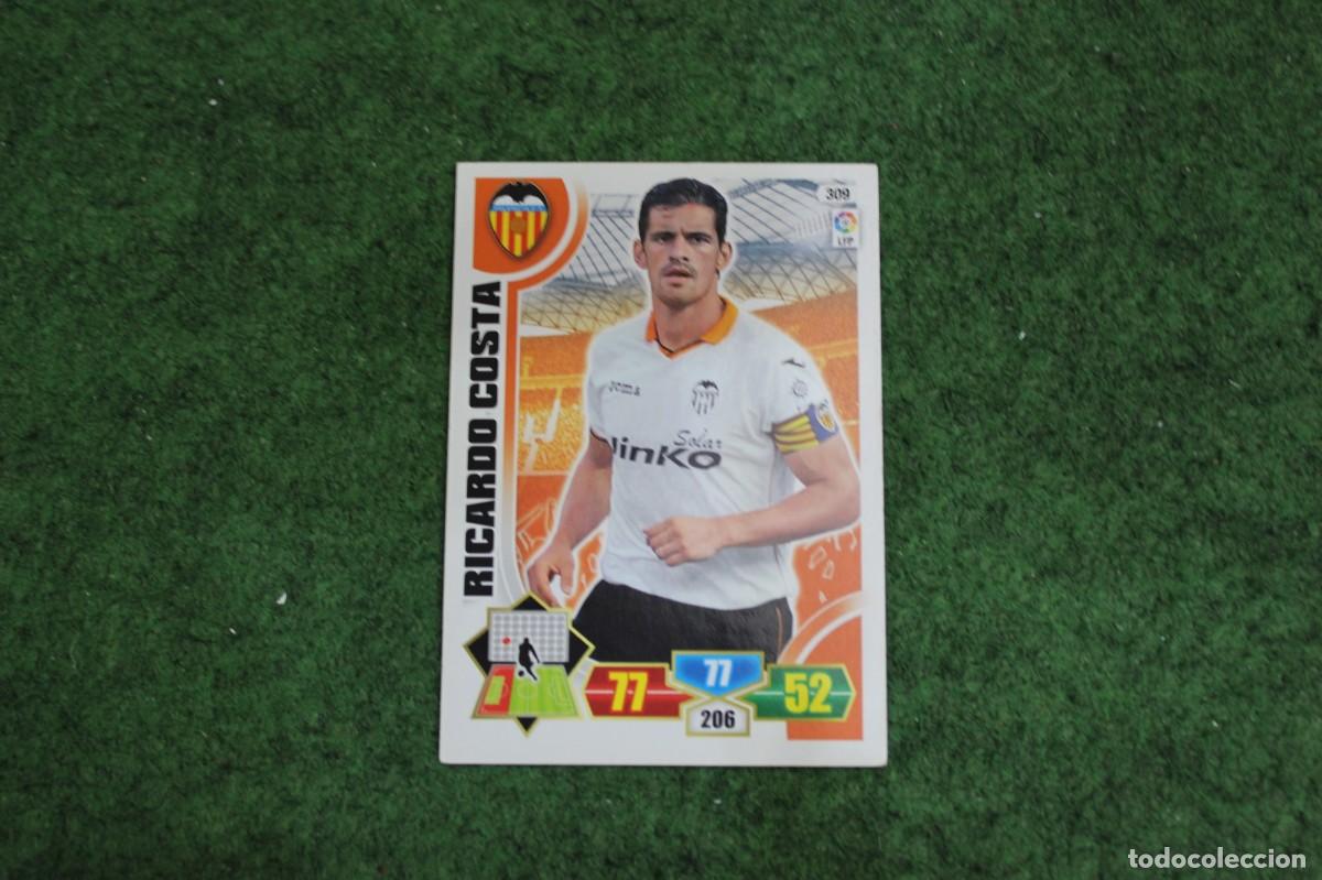 Cromos de f&uacute;tbol: 309 RICARDO COSTA VALENCIA CF ADRENALYN XL 2013 2014 13 14 LALIGA SANTANDER