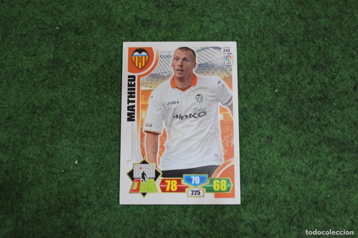 Cromos de f&uacute;tbol: 310 MATHIEU VALENCIA CF ADRENALYN XL 2013 2014 13 14 LALIGA SANTANDER