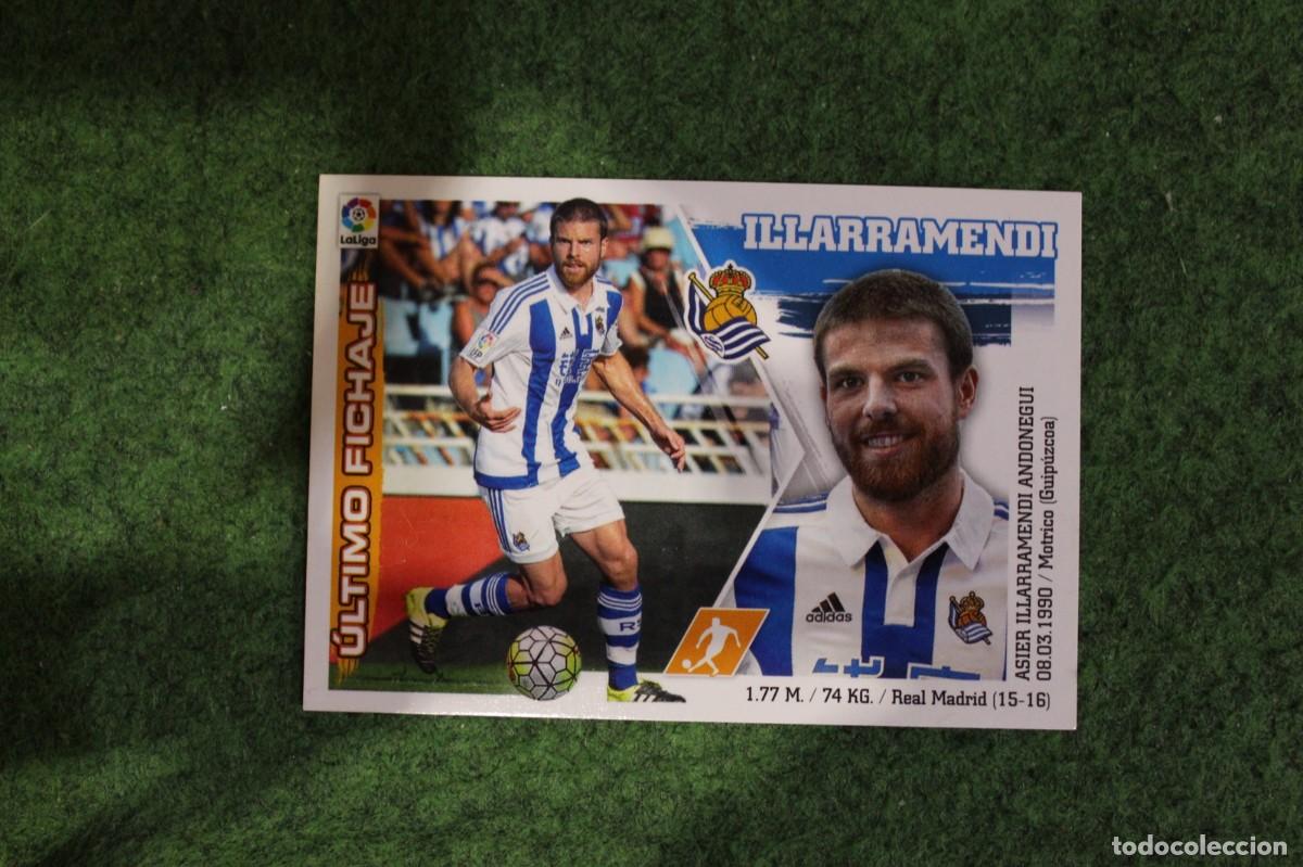 Cromos de f&uacute;tbol: #53 ILLARRAMENDI REAL SOCIEDAD ULTIMOS FICHAJES LIGA ESTE PANINI 2015 2016 LIGA BBVA