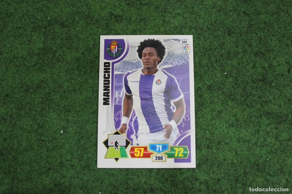 Cromos de f&uacute;tbol: 341 MANUCHO REAL VALLADOLID ADRENALYN XL 2013 2014 13 14 LALIGA SANTANDER