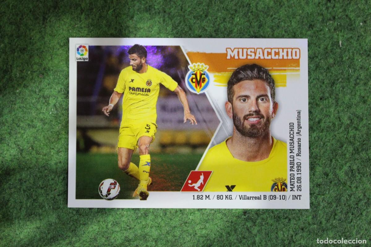 Cromos de f&uacute;tbol: 8 MUSACCHIO VILLARREAL LIGA ESTE PANINI 2015 2016 LIGA BBVA