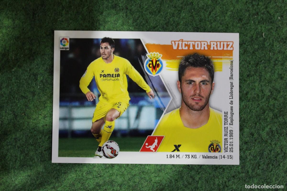 Cromos de f&uacute;tbol: 9 V&Iacute;CTOR RUIZ VILLARREAL LIGA ESTE PANINI 2015 2016 LIGA BBVA