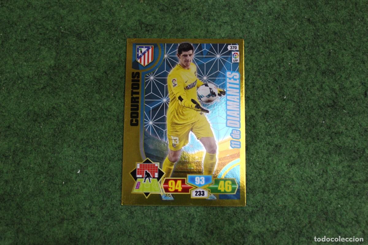 Figurine di Calcio: 370 COURTOIS 11 DE DIAMANTES ADRENALYN XL 2013 2014 13 14 LALIGA SANTANDER