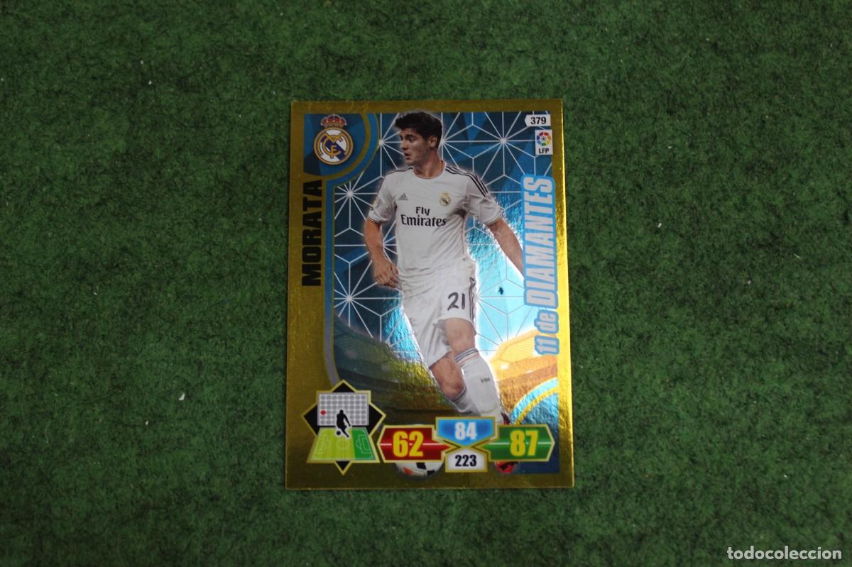 Cromos de f&uacute;tbol: 379 MORATA 11 DE DIAMANTES ADRENALYN XL 2013 2014 13 14 LALIGA SANTANDER
