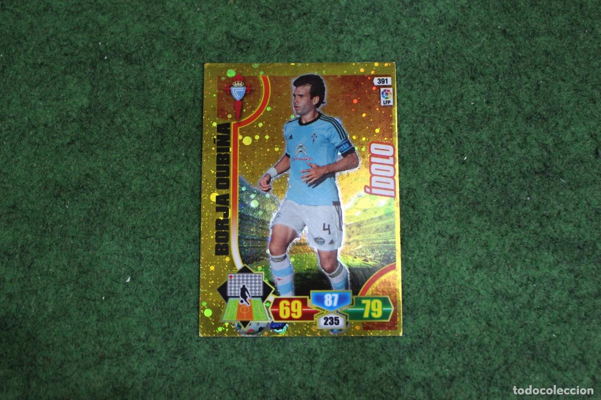 Cromos de f&uacute;tbol: 391 BORJA OUBI&Ntilde;A &Iacute;DOLO ADRENALYN XL 2013 2014 13 14 LALIGA SANTANDER