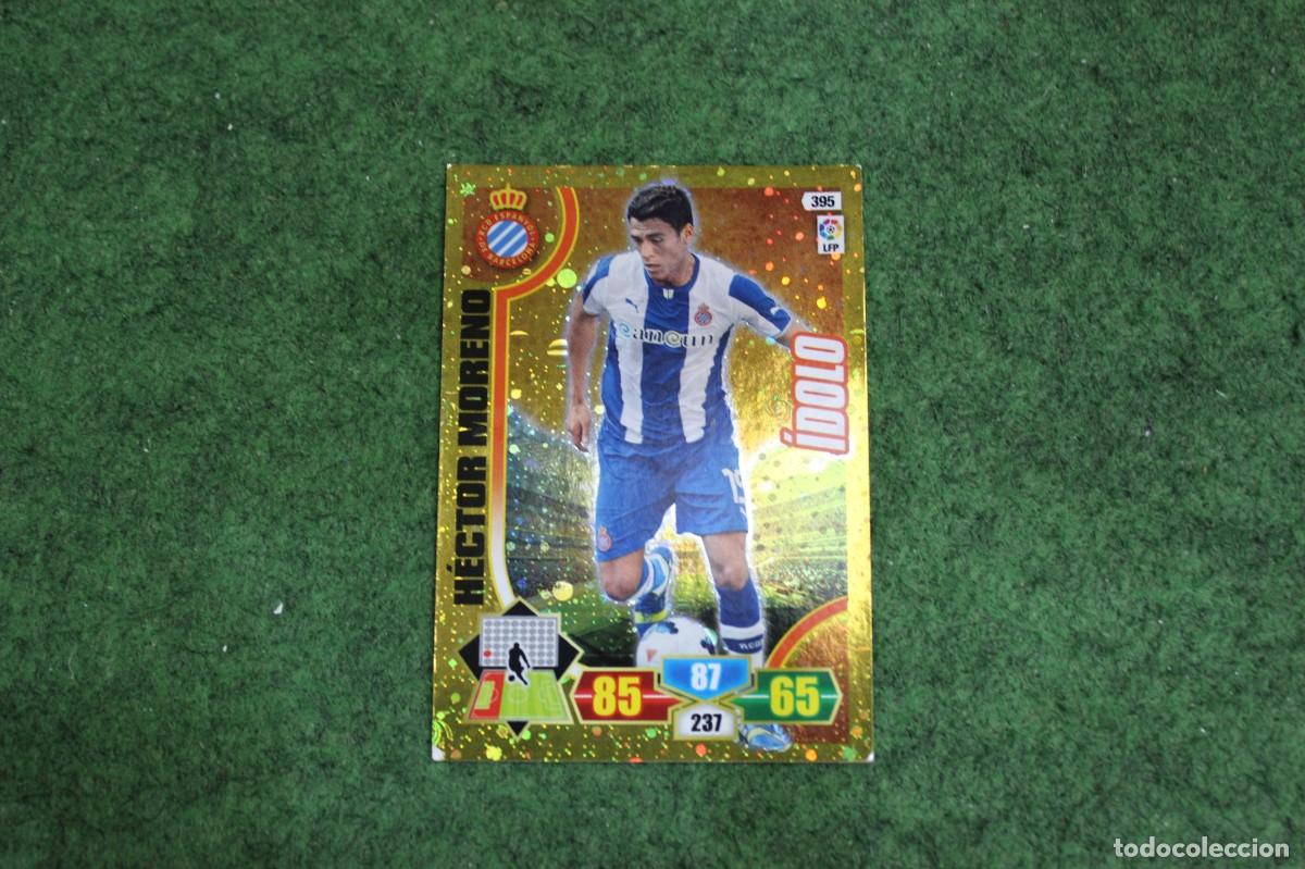 Cromos de f&uacute;tbol: 395 H&Eacute;CTOR MORENO &Iacute;DOLO ADRENALYN XL 2013 2014 13 14 LALIGA SANTANDER