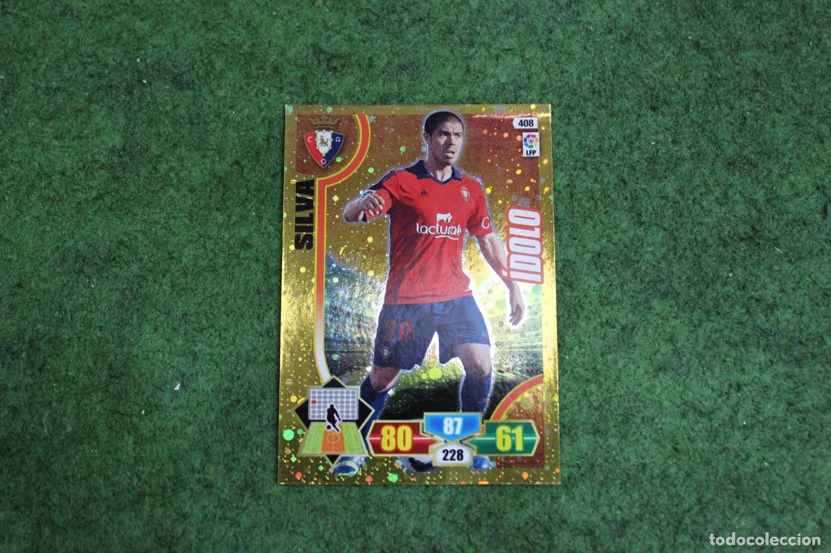 Cromos de f&uacute;tbol: 408 SILVA &Iacute;DOLO ADRENALYN XL 2013 2014 13 14 LALIGA SANTANDER