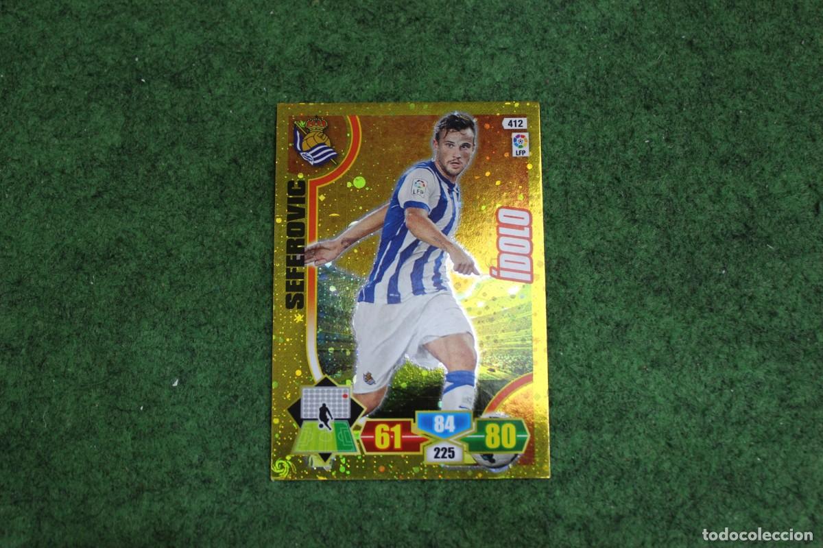 Cromos de f&uacute;tbol: 412 SEFEROVIC &Iacute;DOLO ADRENALYN XL 2013 2014 13 14 LALIGA SANTANDER
