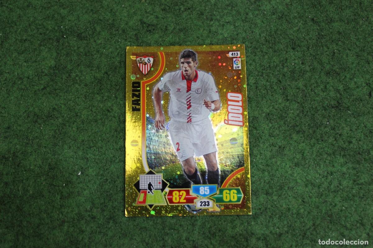 Football Stickers: 413 FAZIO &Iacute;DOLO ADRENALYN XL 2013 2014 13 14 LALIGA SANTANDER