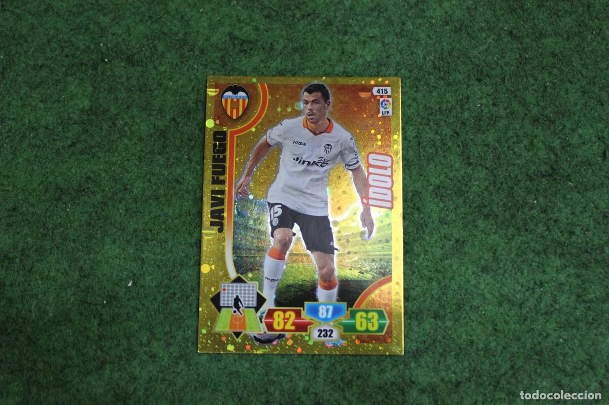 Football Stickers: 415 JAVI FUEGO &Iacute;DOLO ADRENALYN XL 2013 2014 13 14 LALIGA SANTANDER