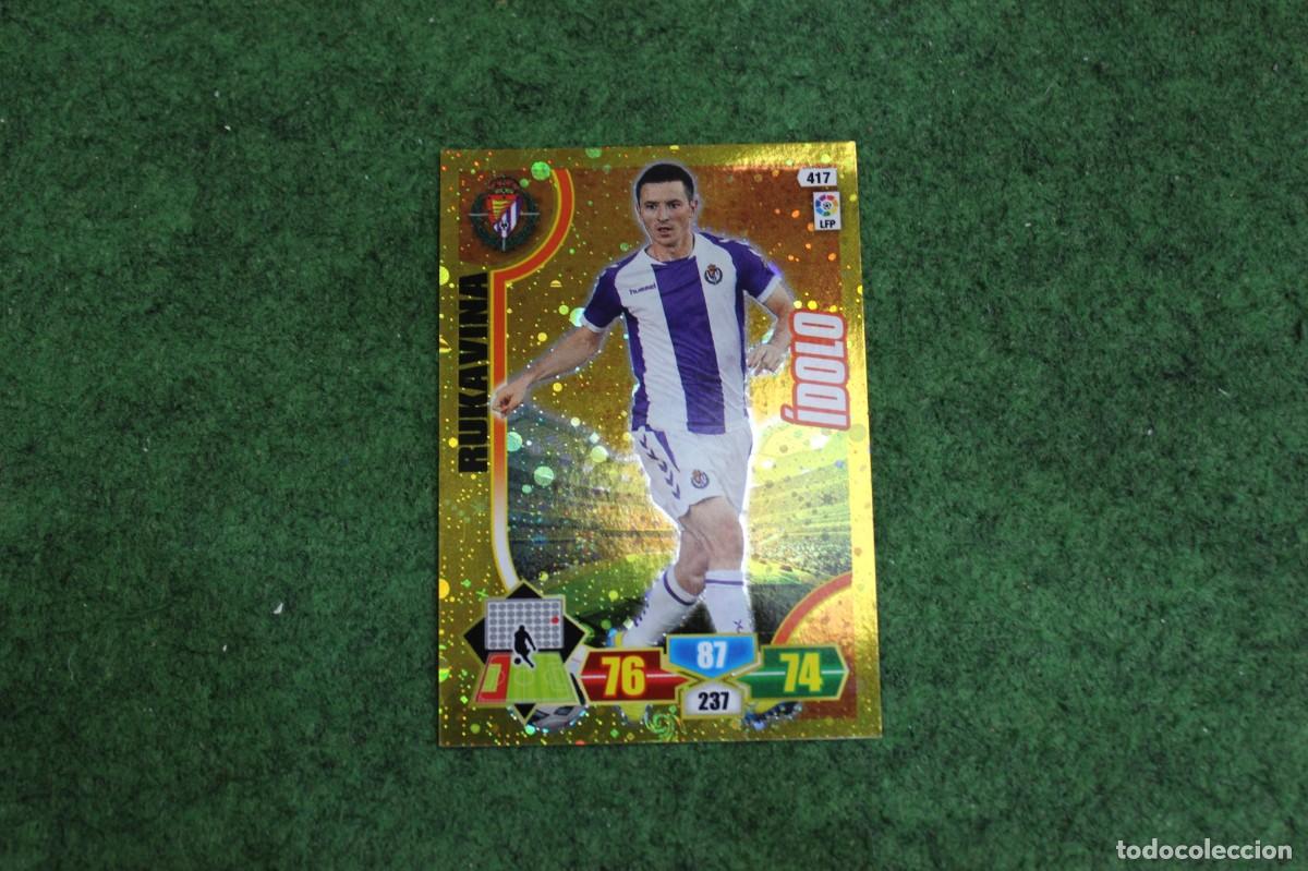 Football Stickers: 417 RUKAVINA &Iacute;DOLO ADRENALYN XL 2013 2014 13 14 LALIGA SANTANDER