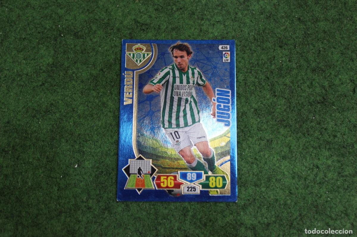 Cromos de f&uacute;tbol: 426 VERD&Uacute; JUG&Oacute;N ADRENALYN XL 2013 2014 13 14 LALIGA SANTANDER