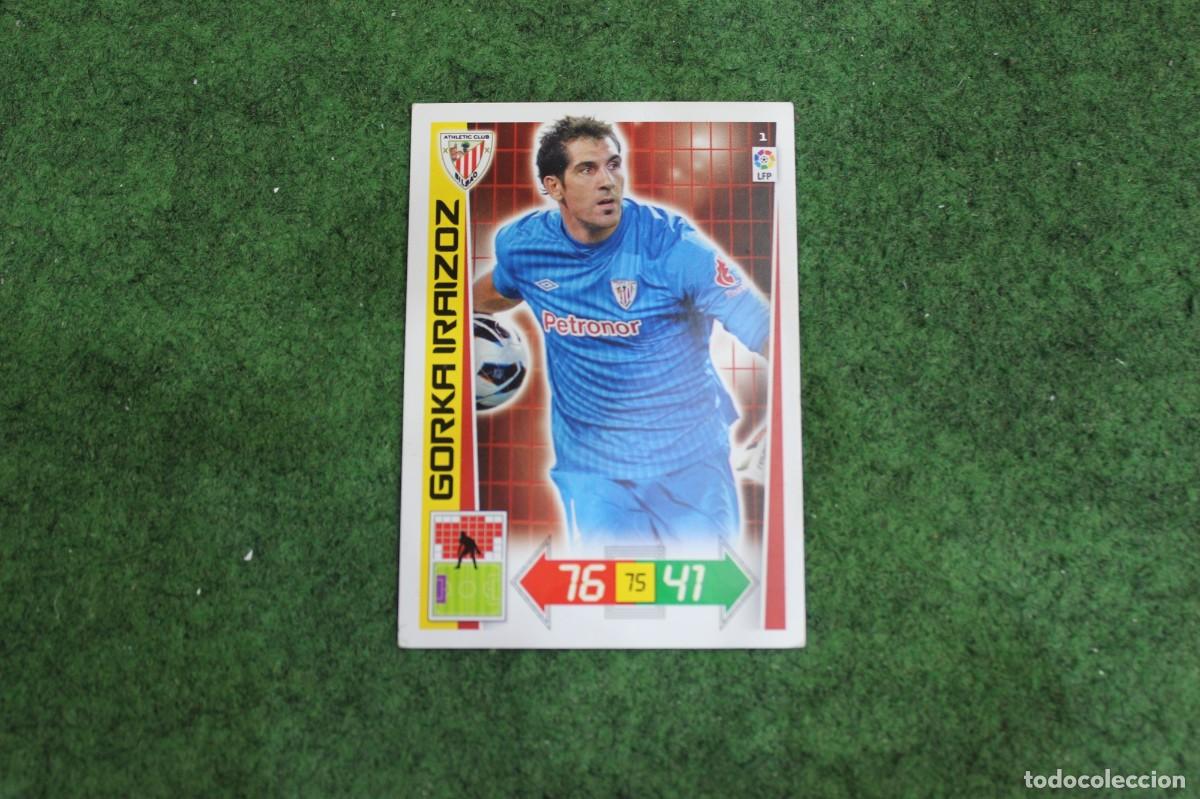Cromos de f&uacute;tbol: 1 GORKA IRAIZOZ ATHLETIC CLUB ADRENALYN XL 2012 2013 12 13 LALIGA SANTANDER