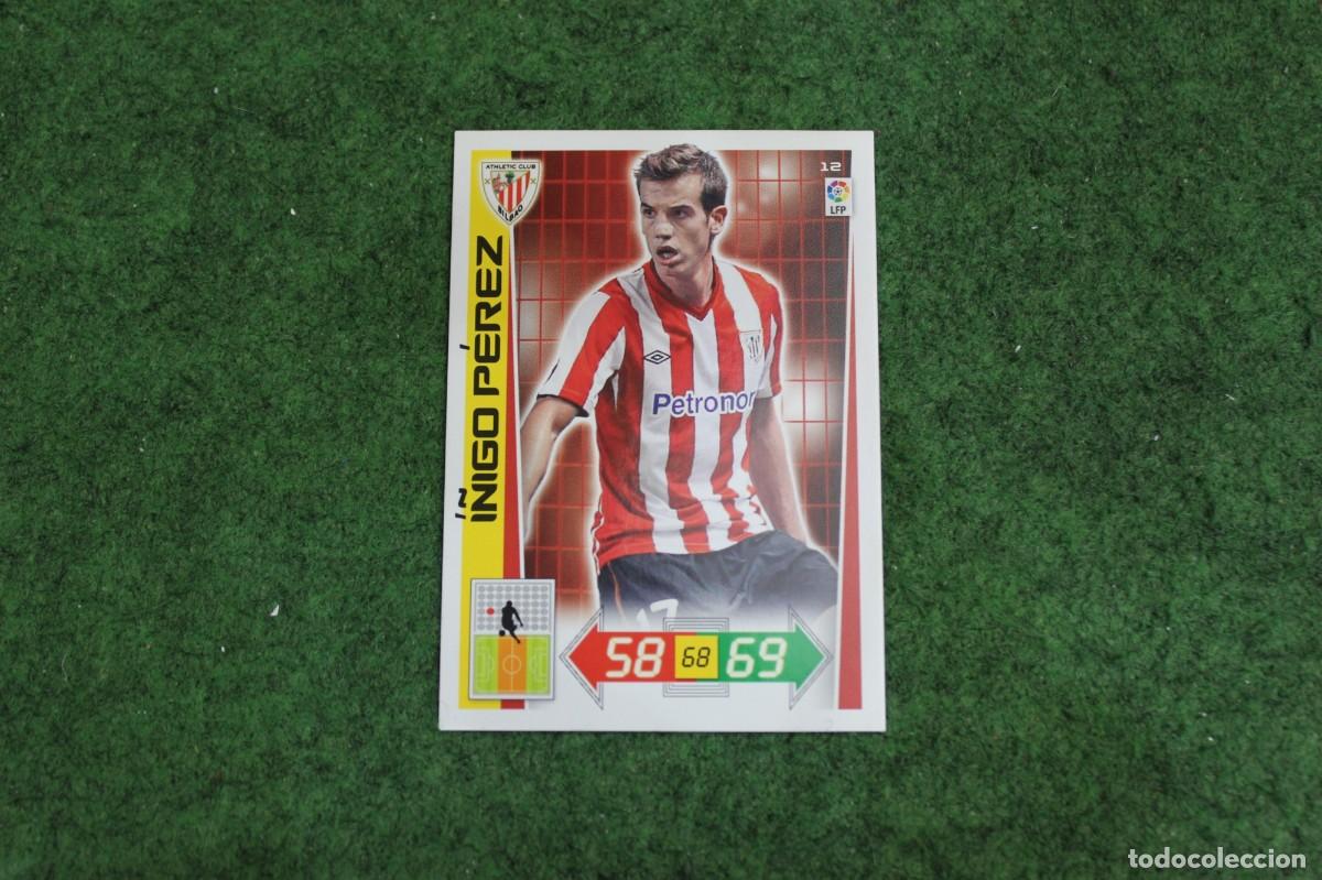 Cromos de f&uacute;tbol: 12 &Iacute;&Ntilde;IGO P&Eacute;REZ ATHLETIC CLUB ADRENALYN XL 2012 2013 12 13 LALIGA SANTANDER