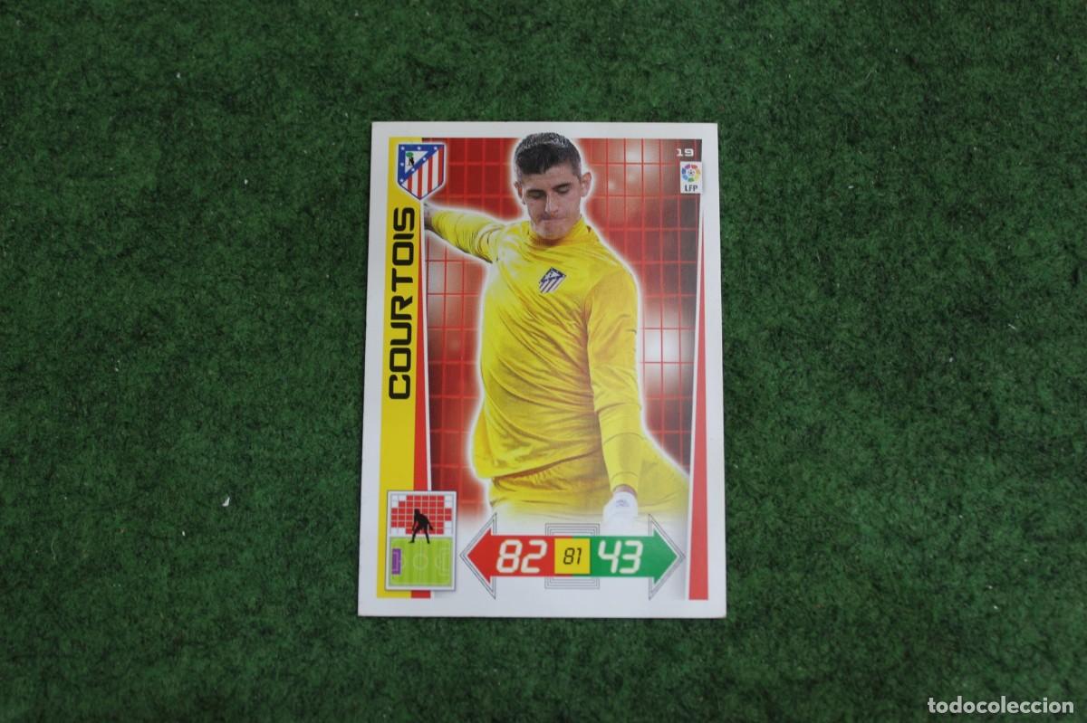 Cromos de f&uacute;tbol: 19 COURTOIS ATL&Eacute;TICO DE MADRID ADRENALYN XL 2012 2013 12 13 LALIGA SANTANDER