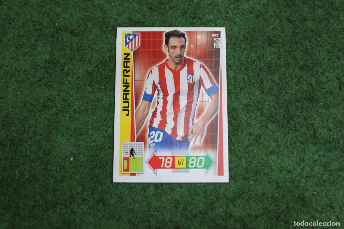 Cromos de f&uacute;tbol: 20 JUANFRAN ATL&Eacute;TICO DE MADRID ADRENALYN XL 2012 2013 12 13 LALIGA SANTANDER