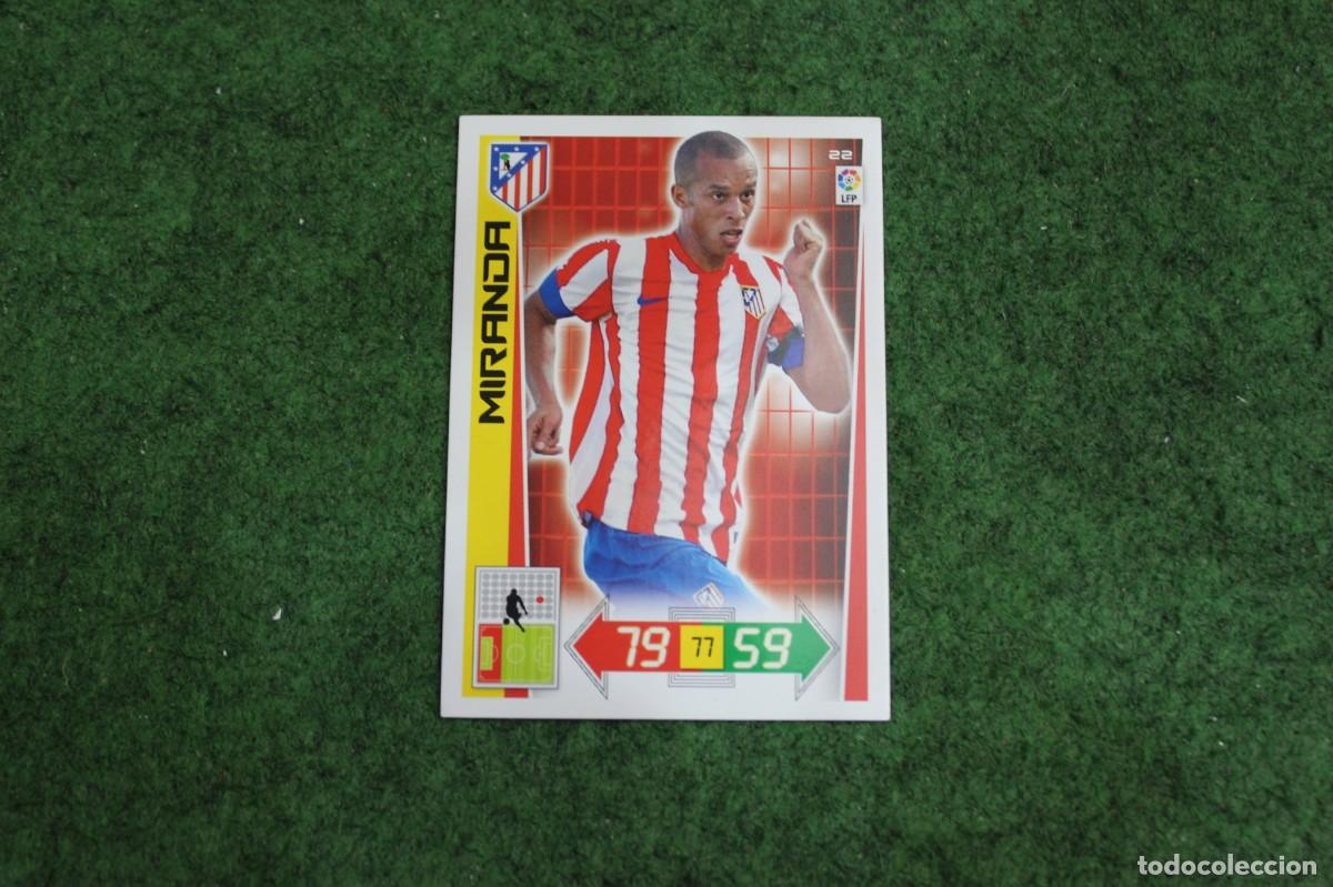 Cromos de f&uacute;tbol: 22 MIRANDA ATL&Eacute;TICO DE MADRID ADRENALYN XL 2012 2013 12 13 LALIGA SANTANDER
