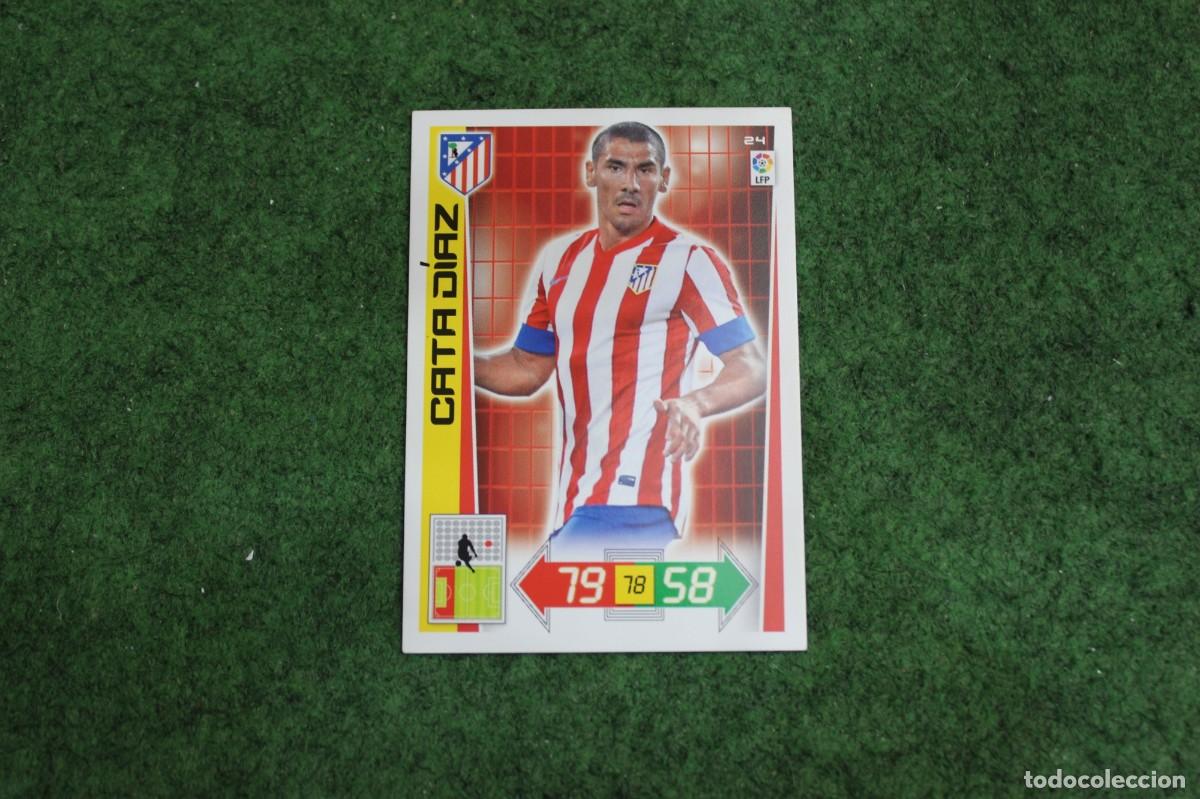 Cromos de f&uacute;tbol: 24 CATA D&Iacute;AZ ATL&Eacute;TICO DE MADRID ADRENALYN XL 2012 2013 12 13 LALIGA SANTANDER