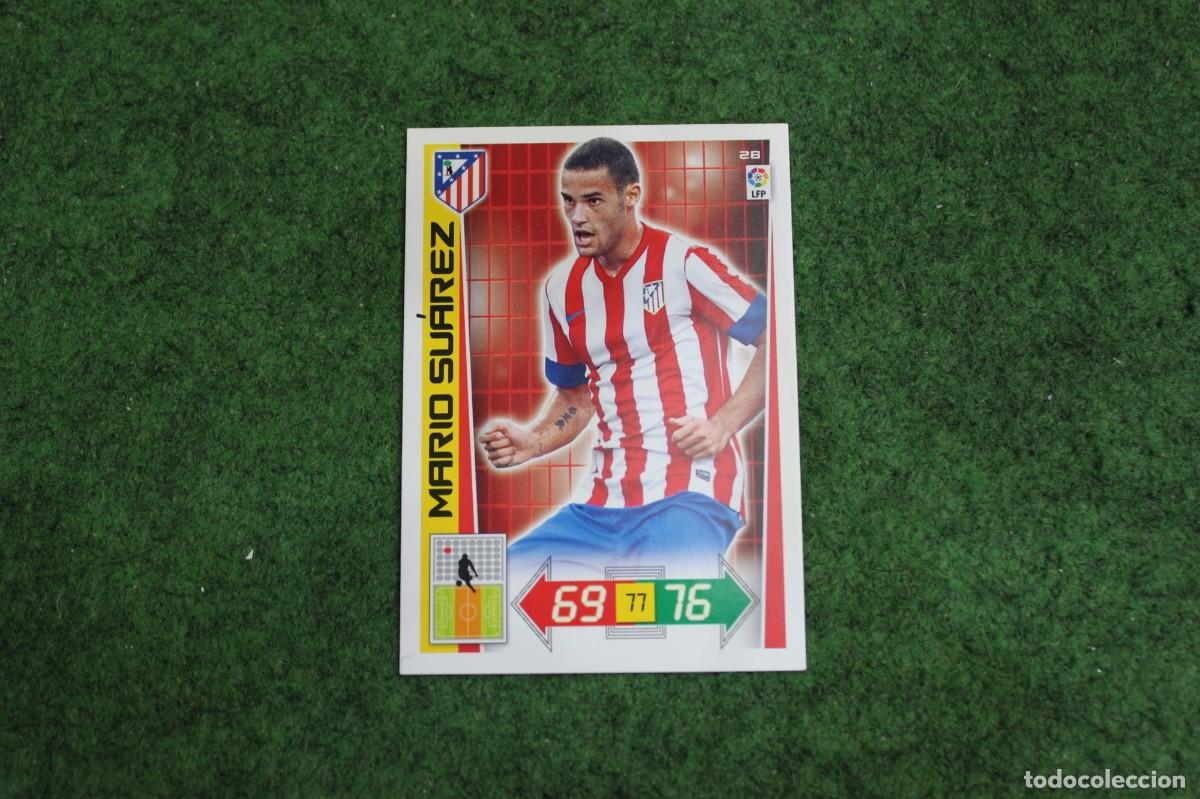 Cromos de f&uacute;tbol: 28 MARIO SU&Aacute;REZ ATL&Eacute;TICO DE MADRID ADRENALYN XL 2012 2013 12 13 LALIGA SANTANDER