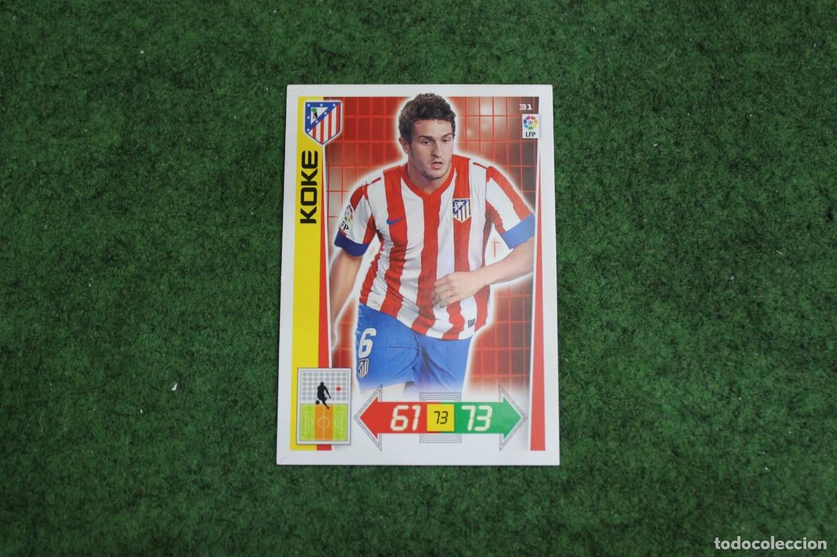 Cromos de f&uacute;tbol: 31 KOKE ATL&Eacute;TICO DE MADRID ADRENALYN XL 2012 2013 12 13 LALIGA SANTANDER