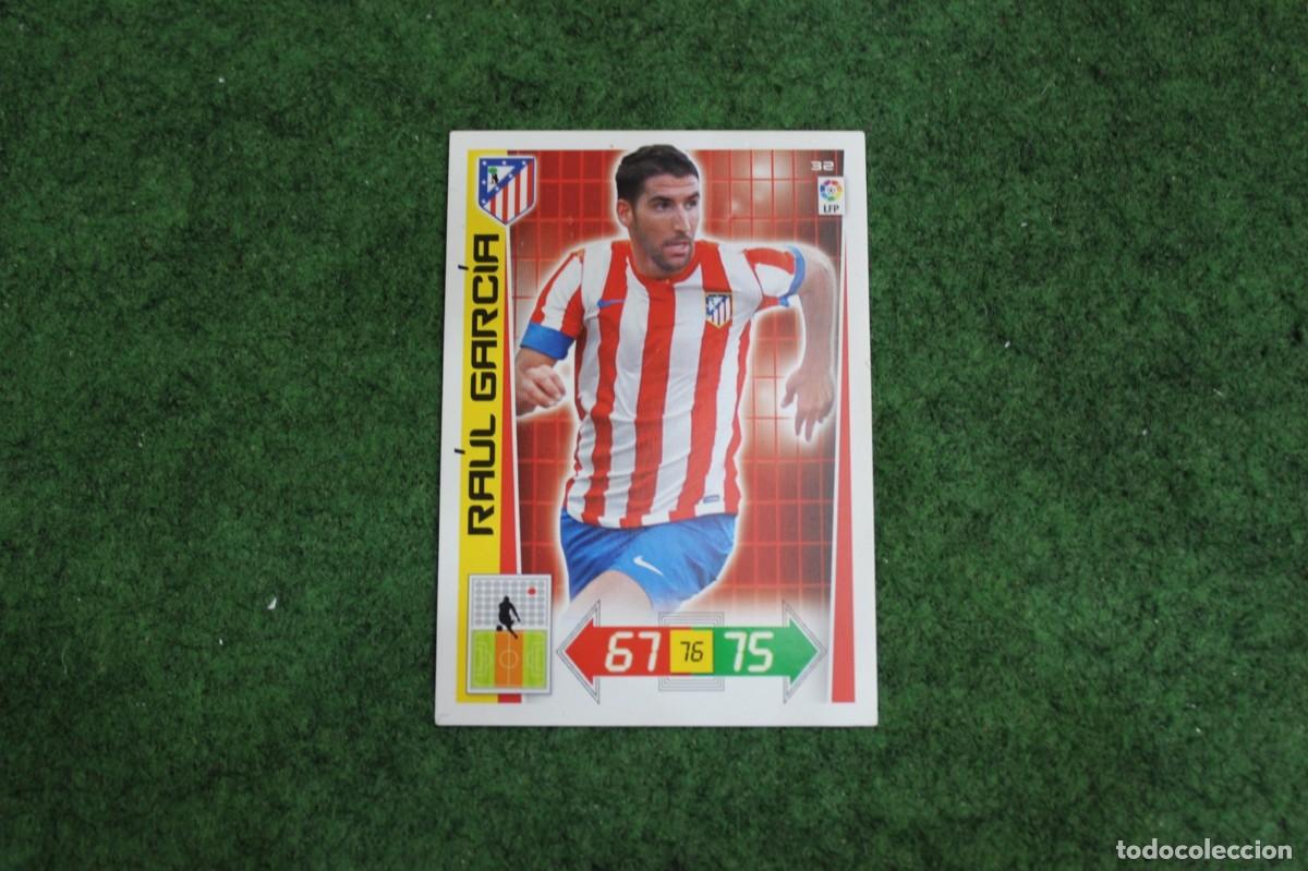 Cromos de f&uacute;tbol: 32 RA&Uacute;L GARC&Iacute;A ATL&Eacute;TICO DE MADRID ADRENALYN XL 2012 2013 12 13 LALIGA SANTANDER