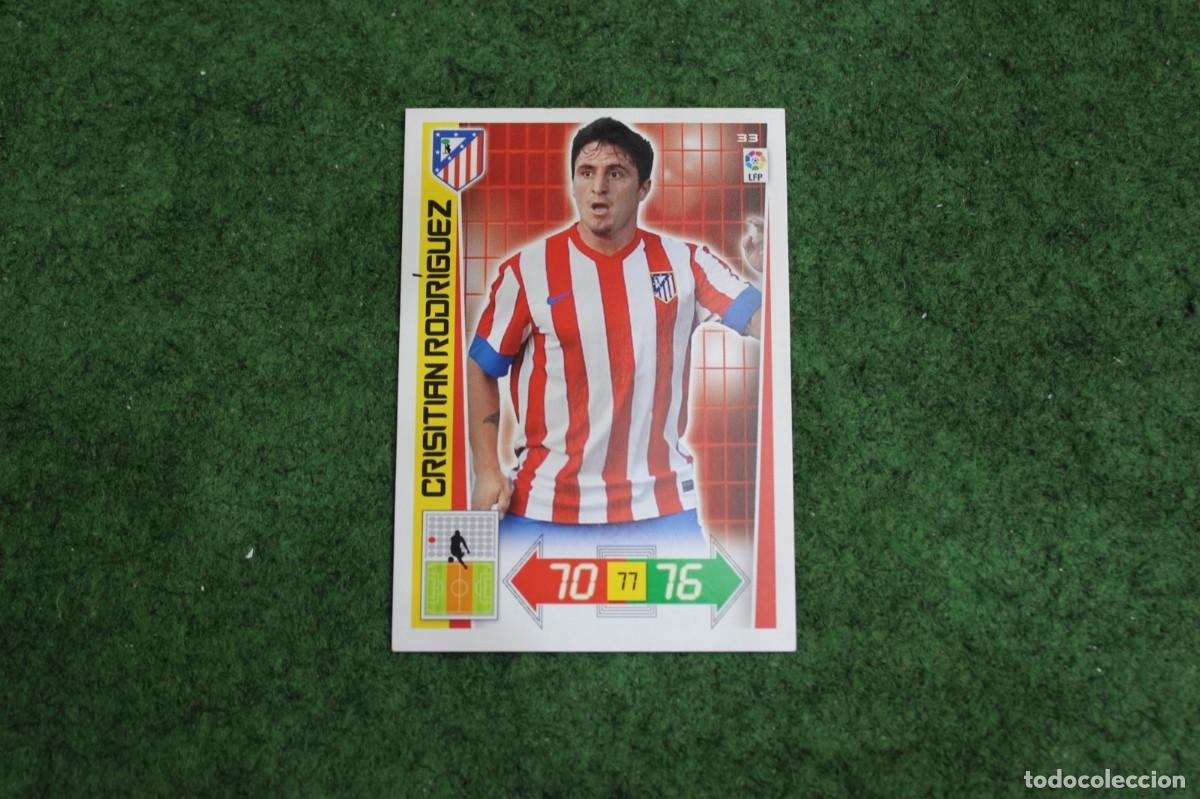 Cromos de f&uacute;tbol: 33 CRISTIAN RODR&Iacute;GUEZ ATL&Eacute;TICO DE MADRID ADRENALYN XL 2012 2013 12 13 LALIGA SANTANDER