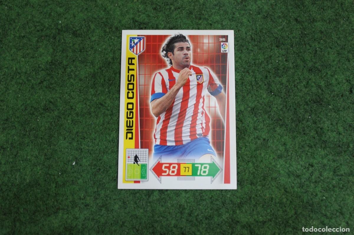 Cromos de f&uacute;tbol: 36 DIEGO COSTA ATL&Eacute;TICO DE MADRID ADRENALYN XL 2012 2013 12 13 LALIGA SANTANDER