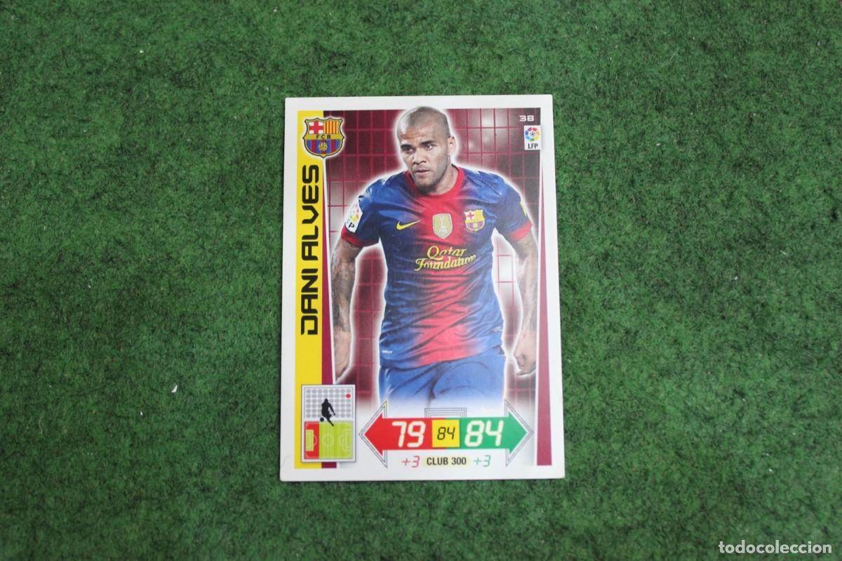 Cromos de f&uacute;tbol: 38 DANI ALVES FC BARCELONA ADRENALYN XL 2012 2013 12 13 LALIGA SANTANDER