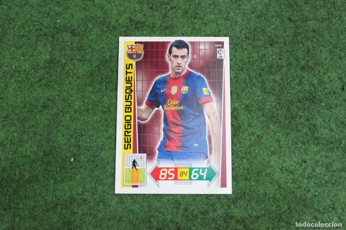 Cromos de f&uacute;tbol: 44 SERGIO BUSQUETS FC BARCELONA ADRENALYN XL 2012 2013 12 13 LALIGA SANTANDER