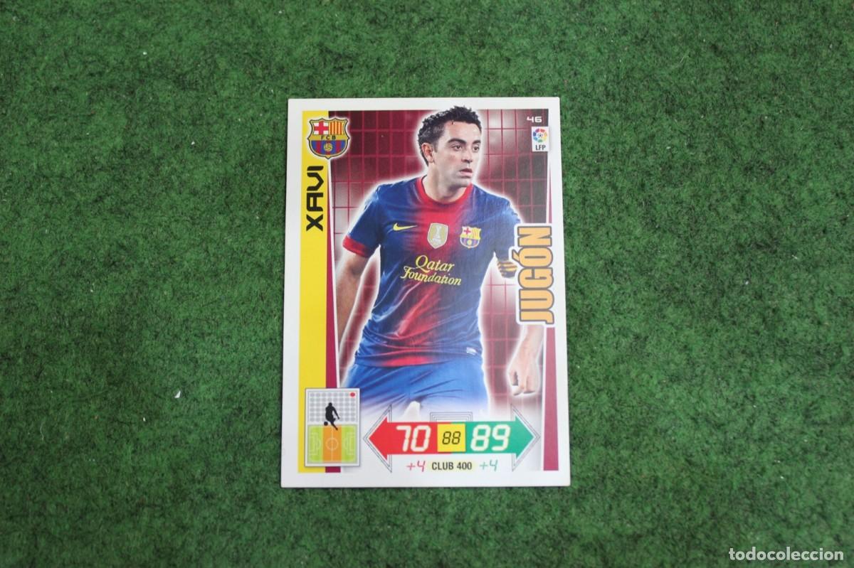 Cromos de f&uacute;tbol: 46 XAVI FC BARCELONA JUG&Oacute;N ADRENALYN XL 2012 2013 12 13 LALIGA SANTANDER