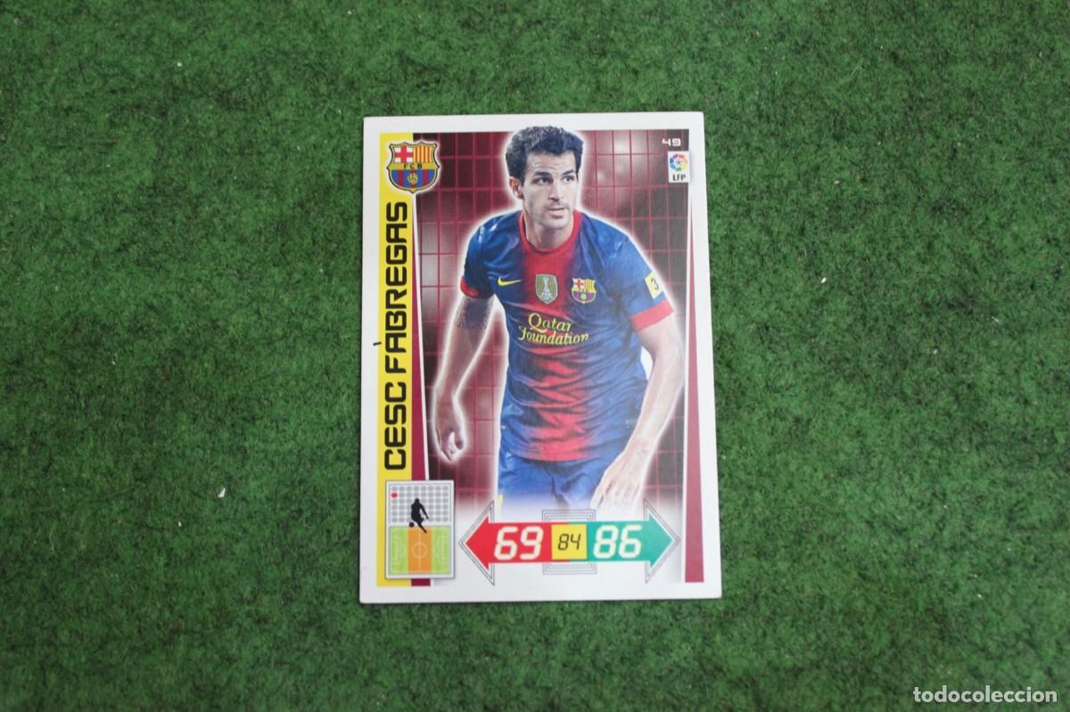 Cromos de f&uacute;tbol: 49 CESC F&Agrave;BREGAS FC BARCELONA ADRENALYN XL 2012 2013 12 13 LALIGA SANTANDER