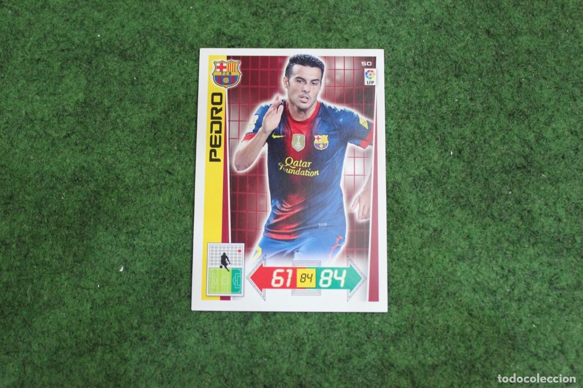 Cromos de f&uacute;tbol: 50 PEDRO FC BARCELONA ADRENALYN XL 2012 2013 12 13 LALIGA SANTANDER