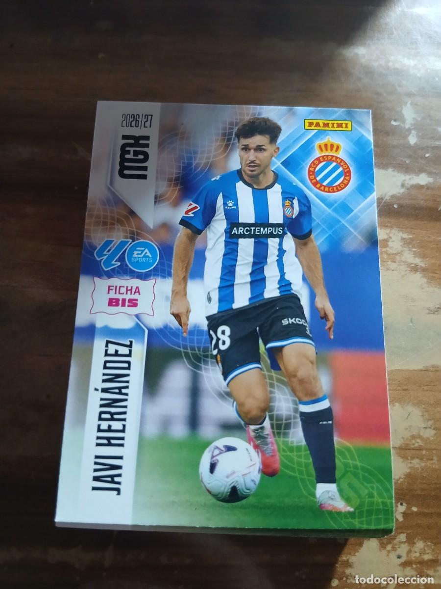 Cromos de f&uacute;tbol: CARD MEGACRACKS TEMPORADA 26/27: FICHA BIS JAVI HERN&Aacute;NDEZ, N&deg; 175 BIS