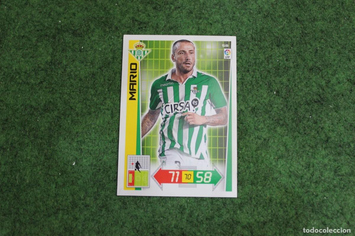Cromos de f&uacute;tbol: 58 MARIO REAL BETIS ADRENALYN XL 2012 2013 12 13 LALIGA SANTANDER