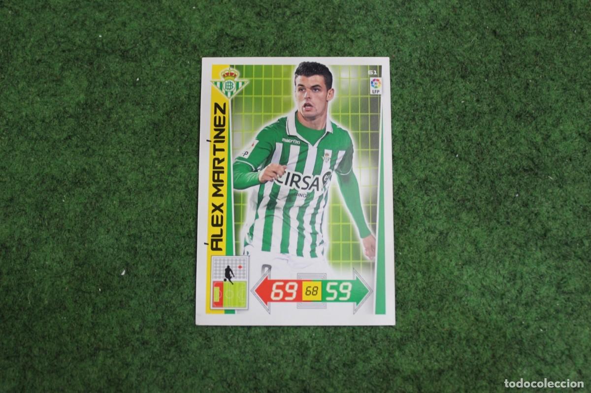 Cromos de f&uacute;tbol: 61 &Aacute;LEX MART&Iacute;NEZ REAL BETIS ADRENALYN XL 2012 2013 12 13 LALIGA SANTANDER