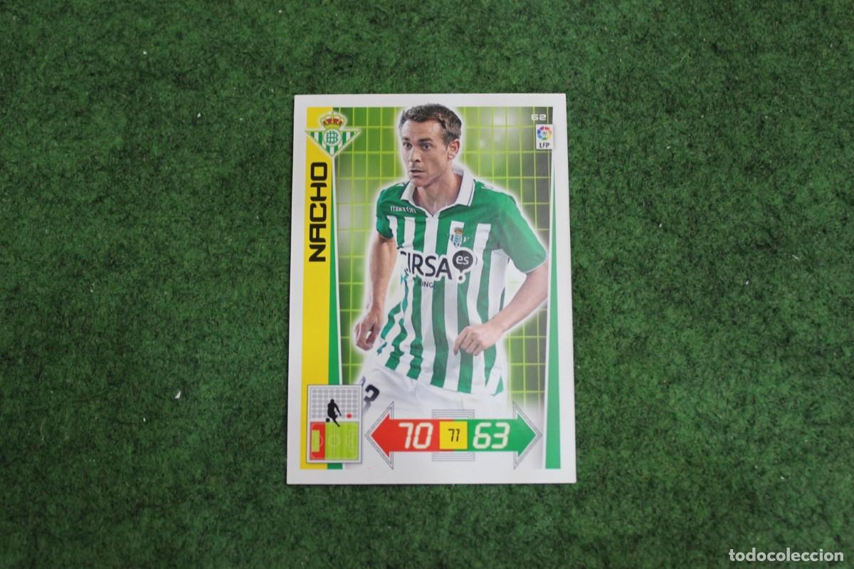 Cromos de f&uacute;tbol: 62 NACHO REAL BETIS ADRENALYN XL 2012 2013 12 13 LALIGA SANTANDER