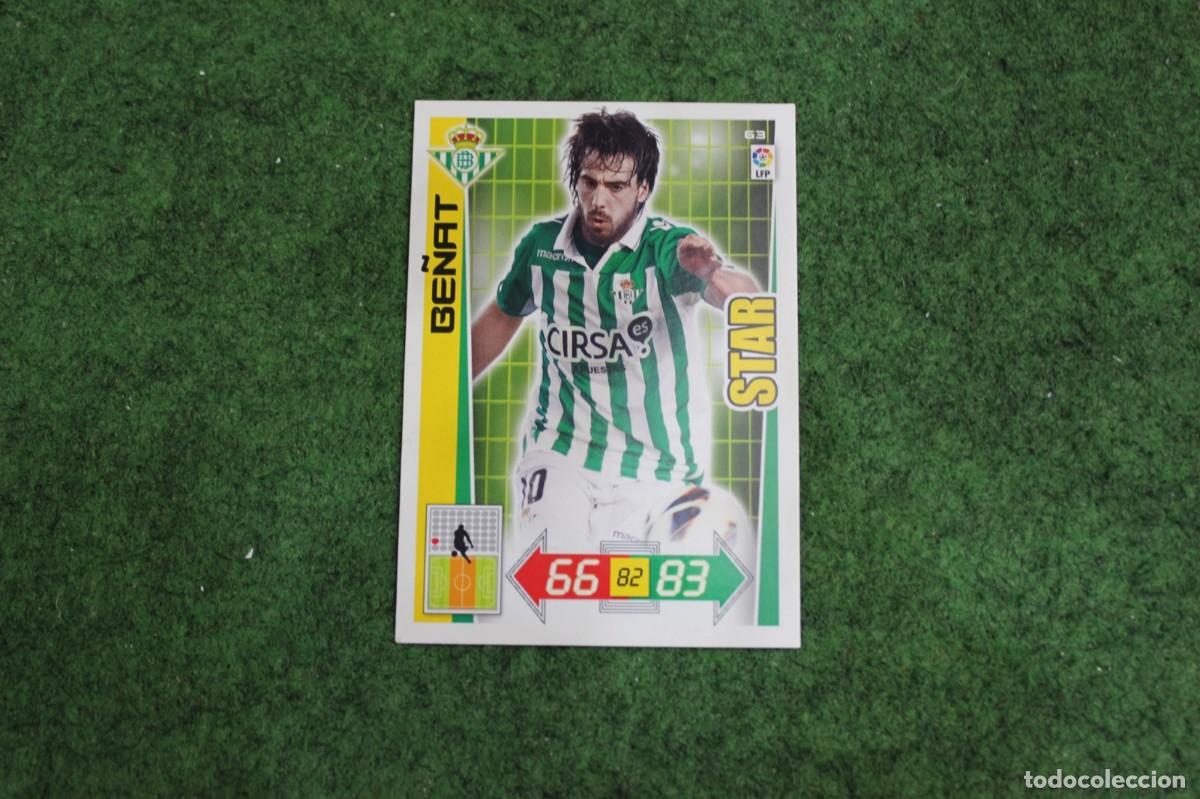 Cromos de f&uacute;tbol: 63 BE&Ntilde;AT REAL BETIS STAR ADRENALYN XL 2012 2013 12 13 LALIGA SANTANDER