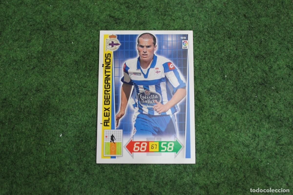 Cromos de f&uacute;tbol: 99 &Aacute;LEX BERGANTI&Ntilde;OS RC DEPORTIVO ADRENALYN XL 2012 2013 12 13 LALIGA SANTANDER