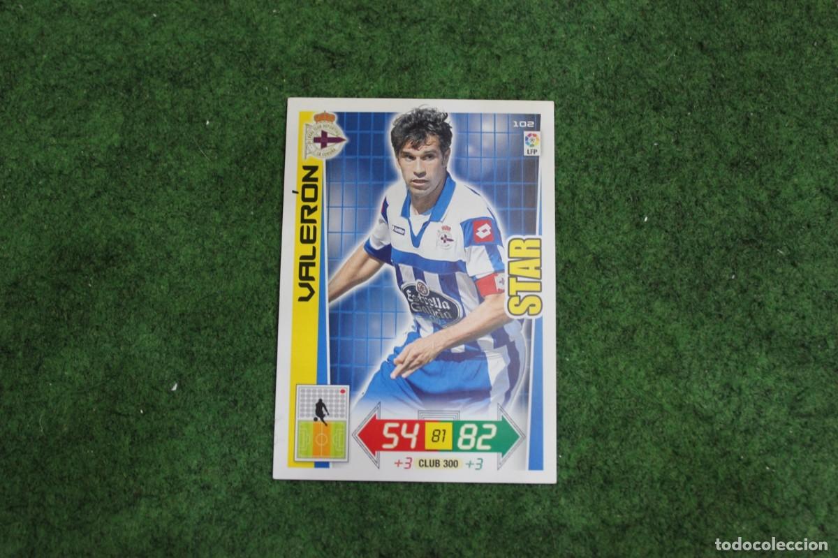 Cromos de f&uacute;tbol: 102 VALER&Oacute;N RC DEPORTIVO STAR ADRENALYN XL 2012 2013 12 13 LALIGA SANTANDER