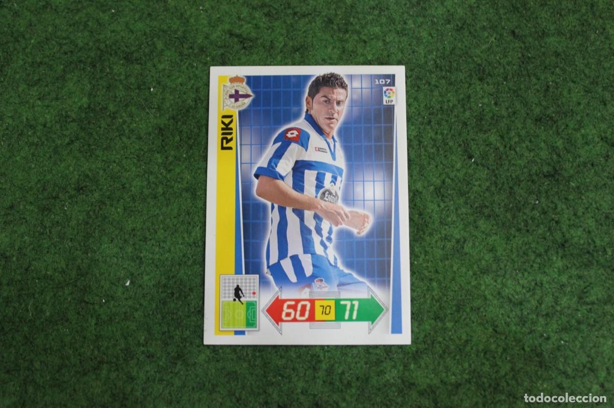 Cromos de f&uacute;tbol: 107 RIKI RC DEPORTIVO ADRENALYN XL 2012 2013 12 13 LALIGA SANTANDER