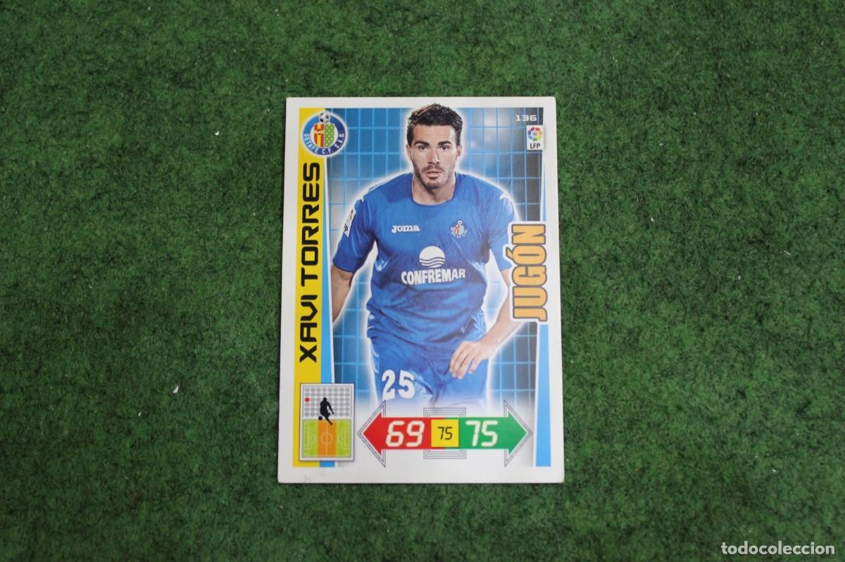 Cromos de f&uacute;tbol: 136 XAVI TORRES GETAFE CF JUG&Oacute;N ADRENALYN XL 2012 2013 12 13 LALIGA SANTANDER