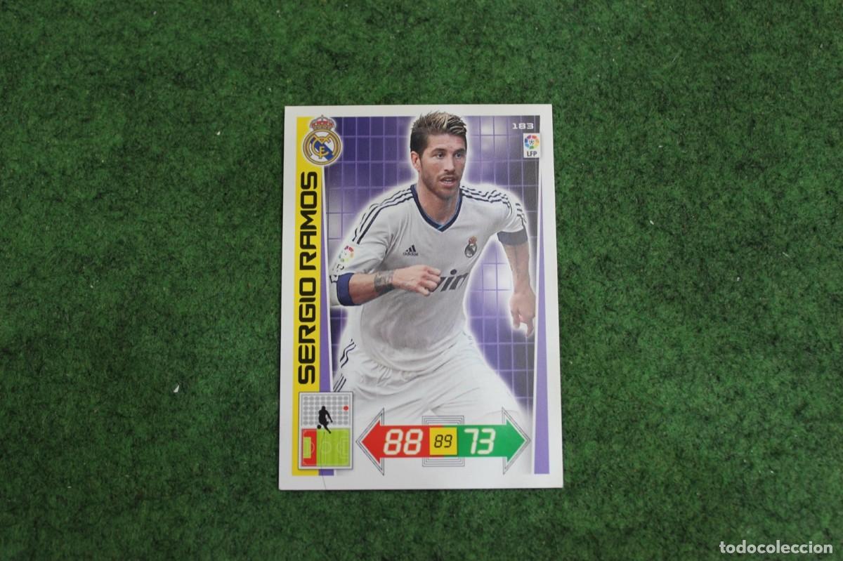 Cromos de f&uacute;tbol: 183 SERGIO RAMOS REAL MADRID ADRENALYN XL 2012 2013 12 13 LALIGA SANTANDER