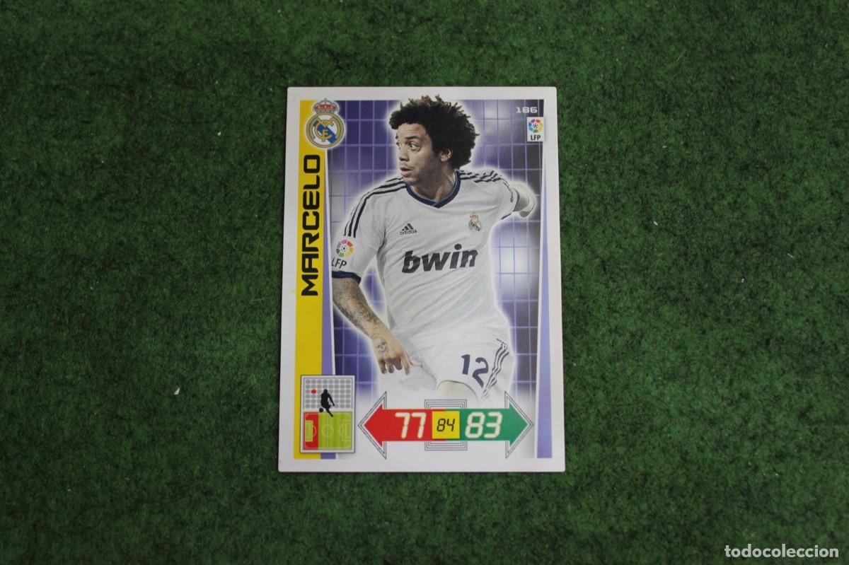Cromos de f&uacute;tbol: 186 MARCELO REAL MADRID ADRENALYN XL 2012 2013 12 13 LALIGA SANTANDER