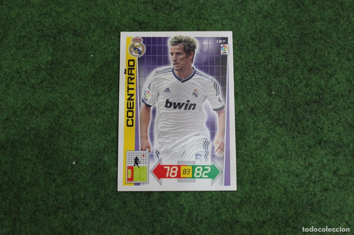Cromos de f&uacute;tbol: 187 COENTR&Atilde;O REAL MADRID ADRENALYN XL 2012 2013 12 13 LALIGA SANTANDER