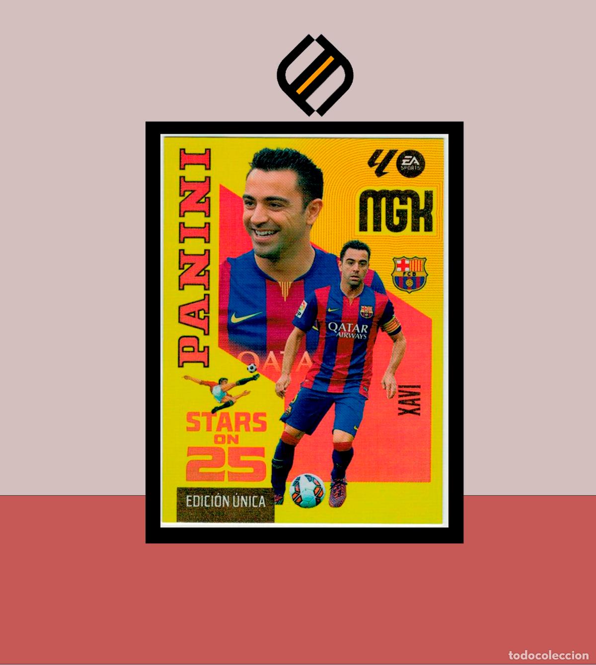 Cromos de f&uacute;tbol: MEGACRACKS 2026 2027 26 27 PANINI N&ordm; 427 XAVI BARCELONA BAR&Ccedil;A COLECCI&Oacute;N MGK STARS ON 25 ANIVERSARIO