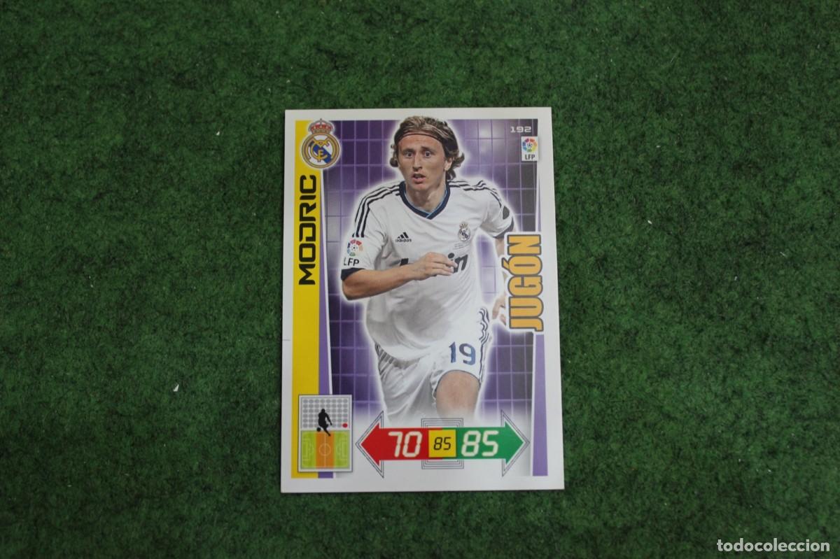 Cromos de f&uacute;tbol: 192 MODRIC REAL MADRID JUG&Oacute;N ADRENALYN XL 2012 2013 12 13 LALIGA SANTANDER