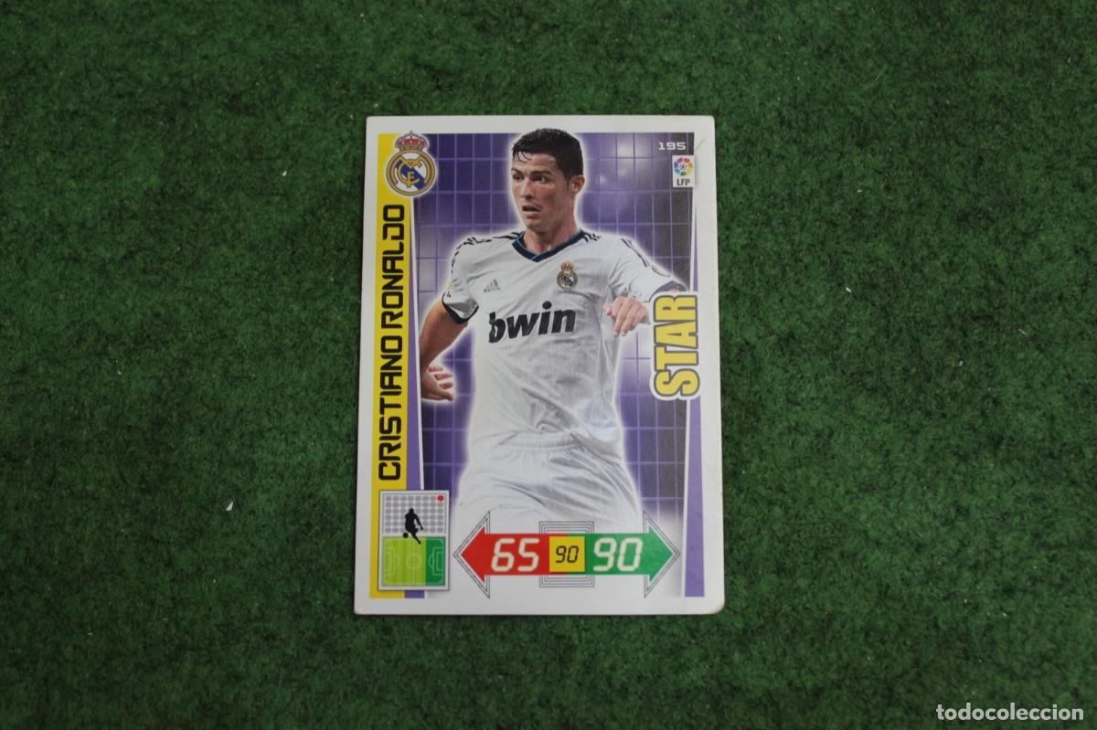 Cromos de f&uacute;tbol: 195 CRISTIANO RONALDO REAL MADRID STAR ADRENALYN XL 2012 2013 12 13 LALIGA SANTANDER