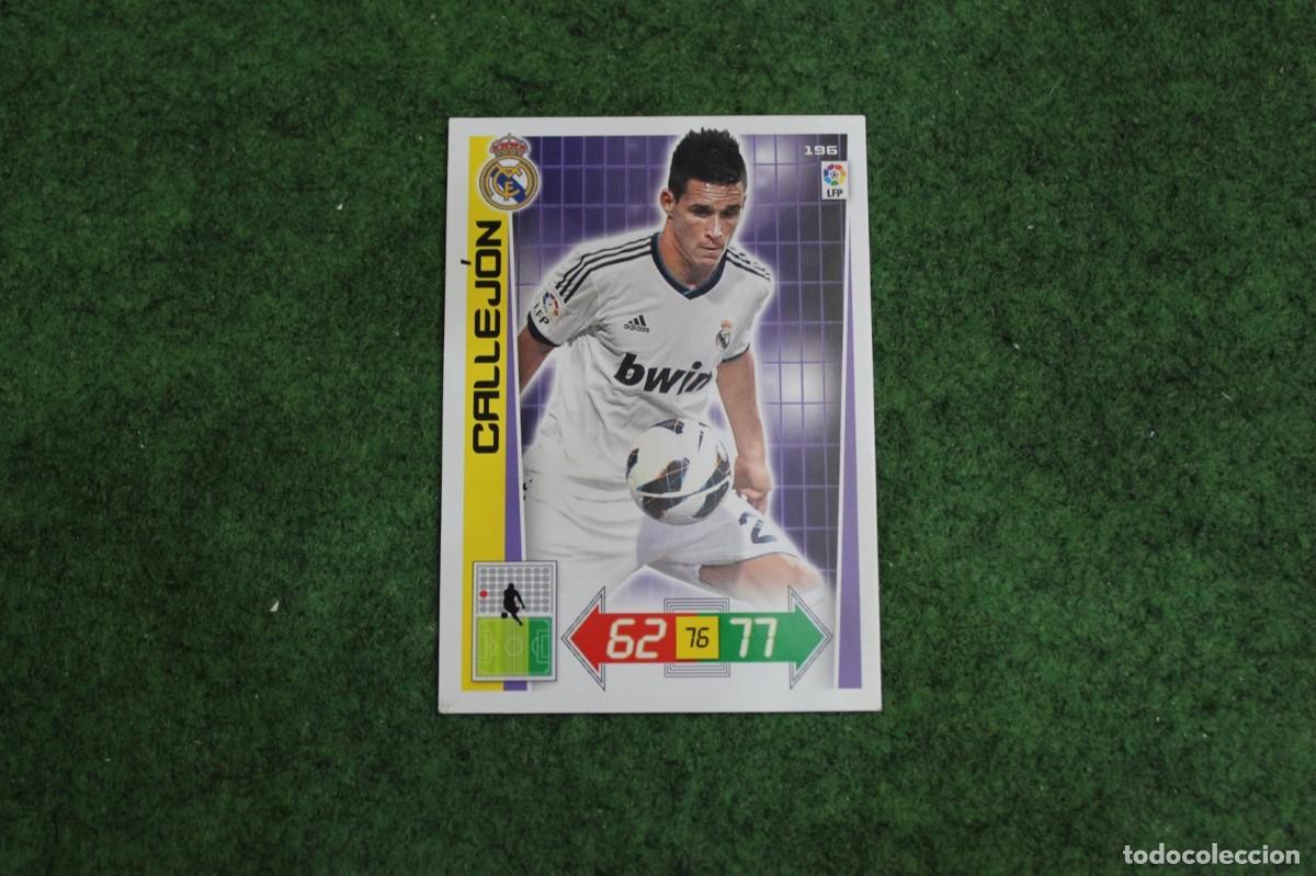 Cromos de f&uacute;tbol: 196 CALLEJ&Oacute;N REAL MADRID ADRENALYN XL 2012 2013 12 13 LALIGA SANTANDER