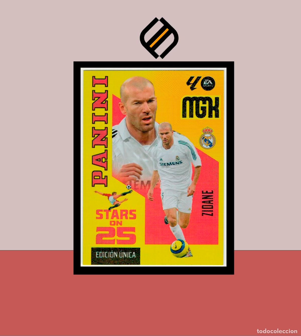 Cromos de f&uacute;tbol: MEGACRACKS 2026 2027 26 27 PANINI N&ordm; 430 ZIDANE REAL MADRID COLECCI&Oacute;N MGK STARS ON 25 ANIVERSARIO