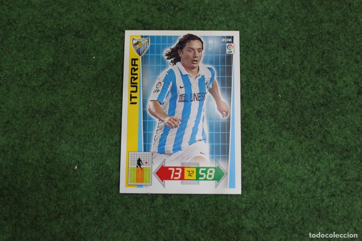 Cromos de f&uacute;tbol: 208 ITURRA M&Aacute;LAGA CF ADRENALYN XL 2012 2013 12 13 LALIGA SANTANDER